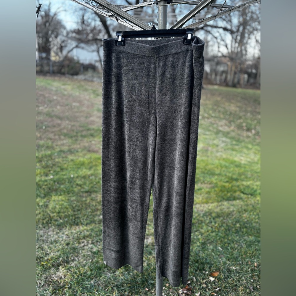 CozyChic Ultra Lite Wide Leg Pants Carbon Size XL - Picture 2 of 9